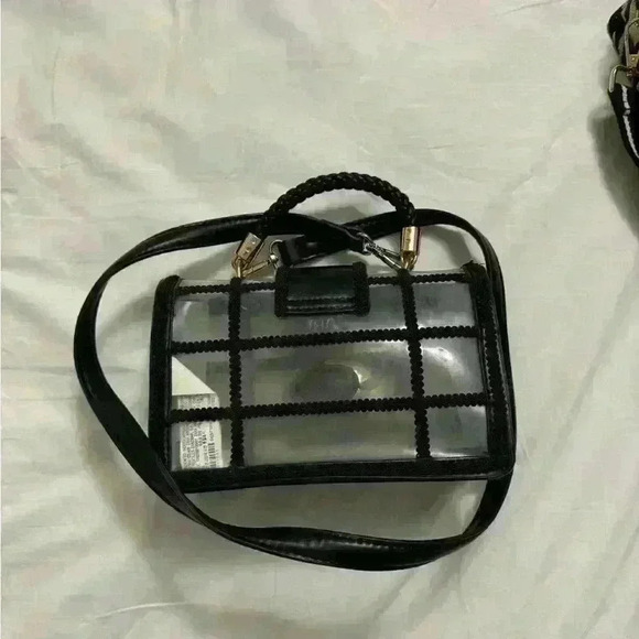 Woman’s clear black purse with gold accents - Picture 5 of 5